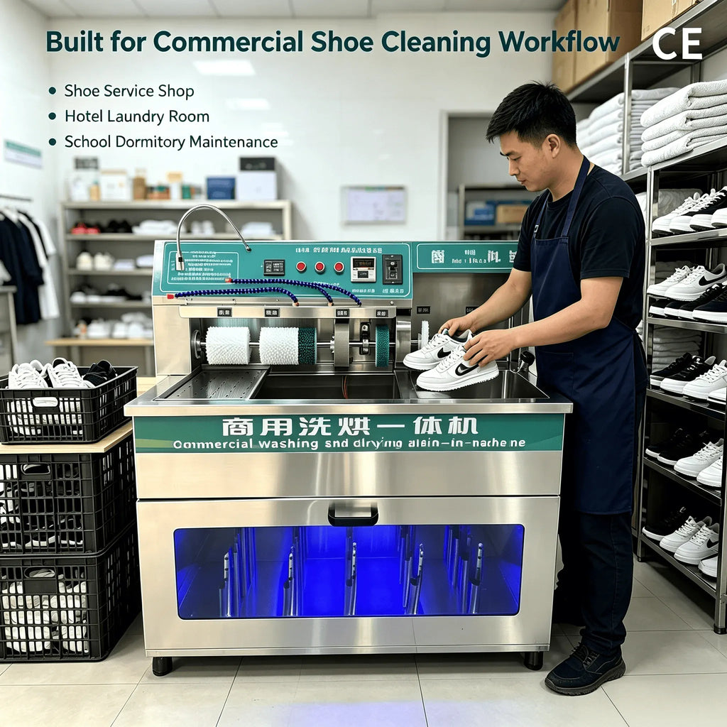 Multi-functional Intelligent Automatic Sneaker Cleaning Machine Commercial Shoe Washing Machine for Laundry