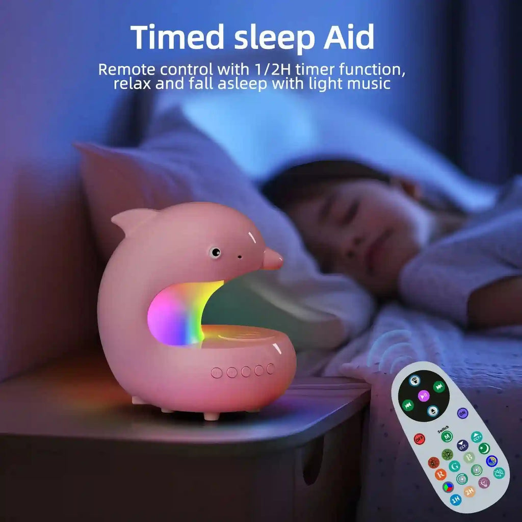Wireless LED Ring Light Desk Lamp with RGB Music Sync - 5W Tidesmit