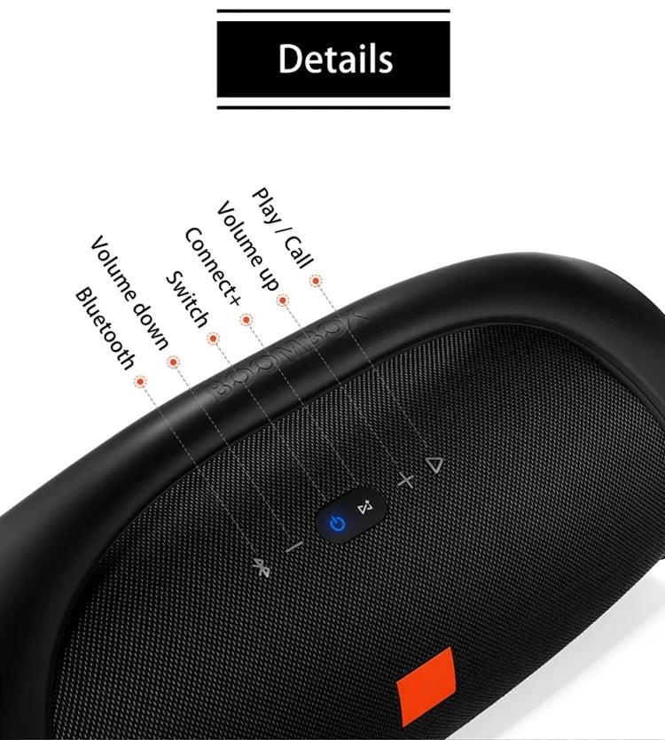 Portable Bluetooth Speaker: Waterproof Wireless Audio with Bass Boost My Store