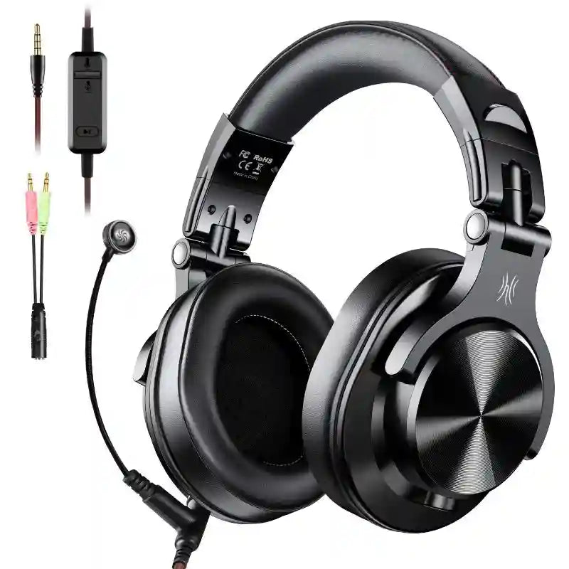 Wired Over-Ear Gaming Headset with High-Definition Microphone Tidesmit