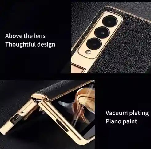 Samsung Galaxy Z Fold 6 Leather Case with Hinge Protection Tidesmit