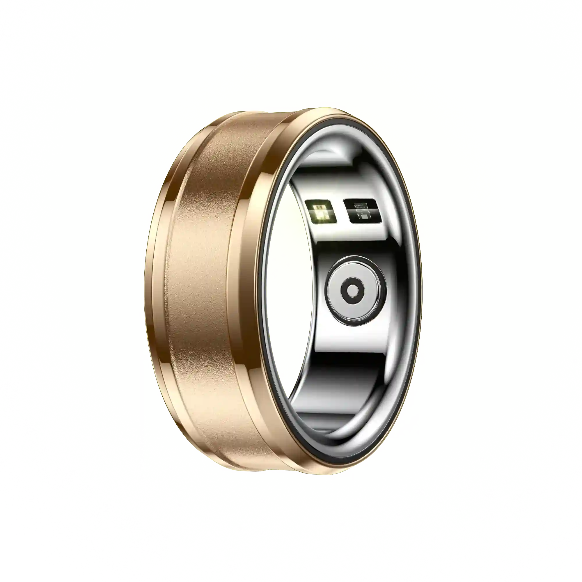 Tidesmit Smart Health Ring - Heart Rate & Fitness Monitor (IPX8) Gold Tidesmit