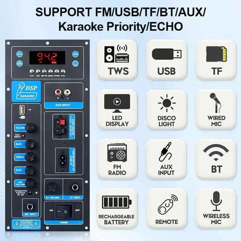 Bluetooth Amplifier Board TB02 60W Mono Audio Module for DIY Speakers My Store