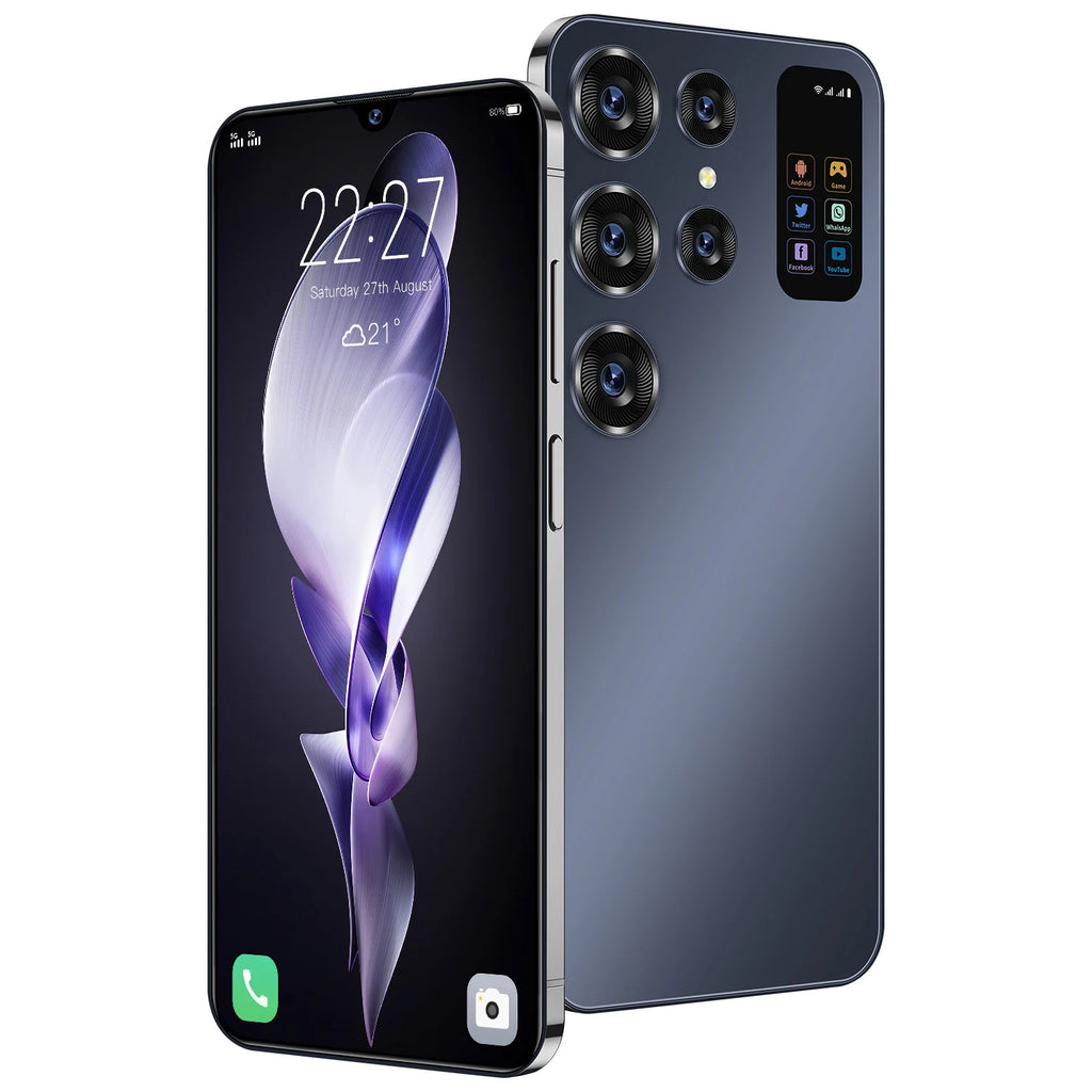 S25 Ultra 5G Smartphone 16GB - 6.6 Inch AMOLED Unlocked Mobile Tidesmit