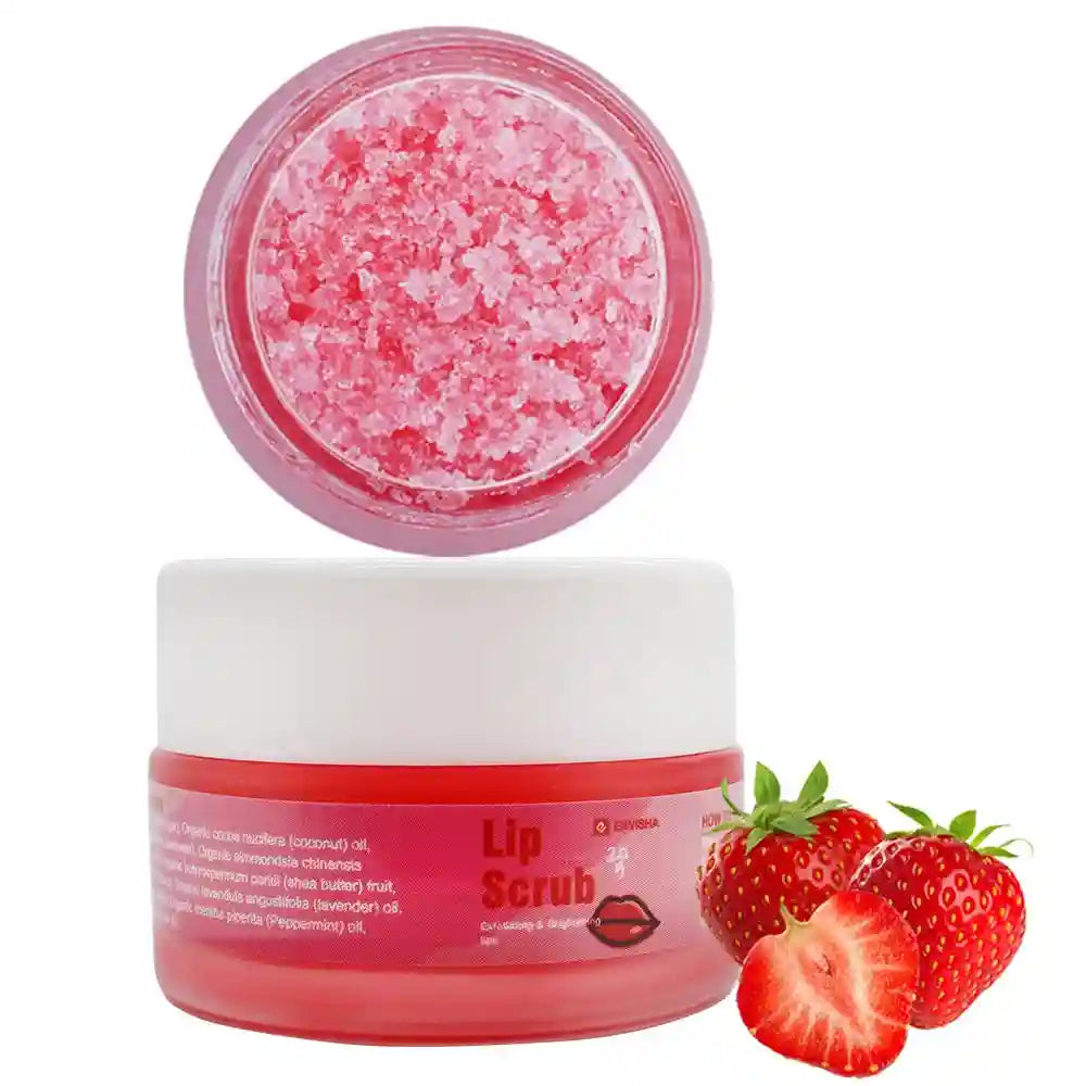 Sugar Lip Scrub Exfoliator for Smooth Lips - Organic Mint by Tidesmit Lip Care Tidesmit