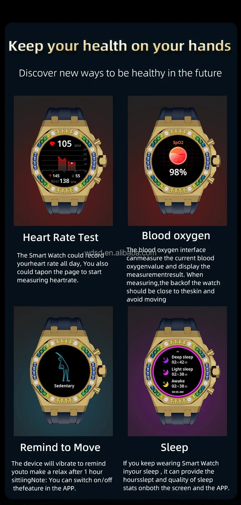 Smartwatch with GPS, Heart Rate Monitor, and Bluetooth Calling My Store