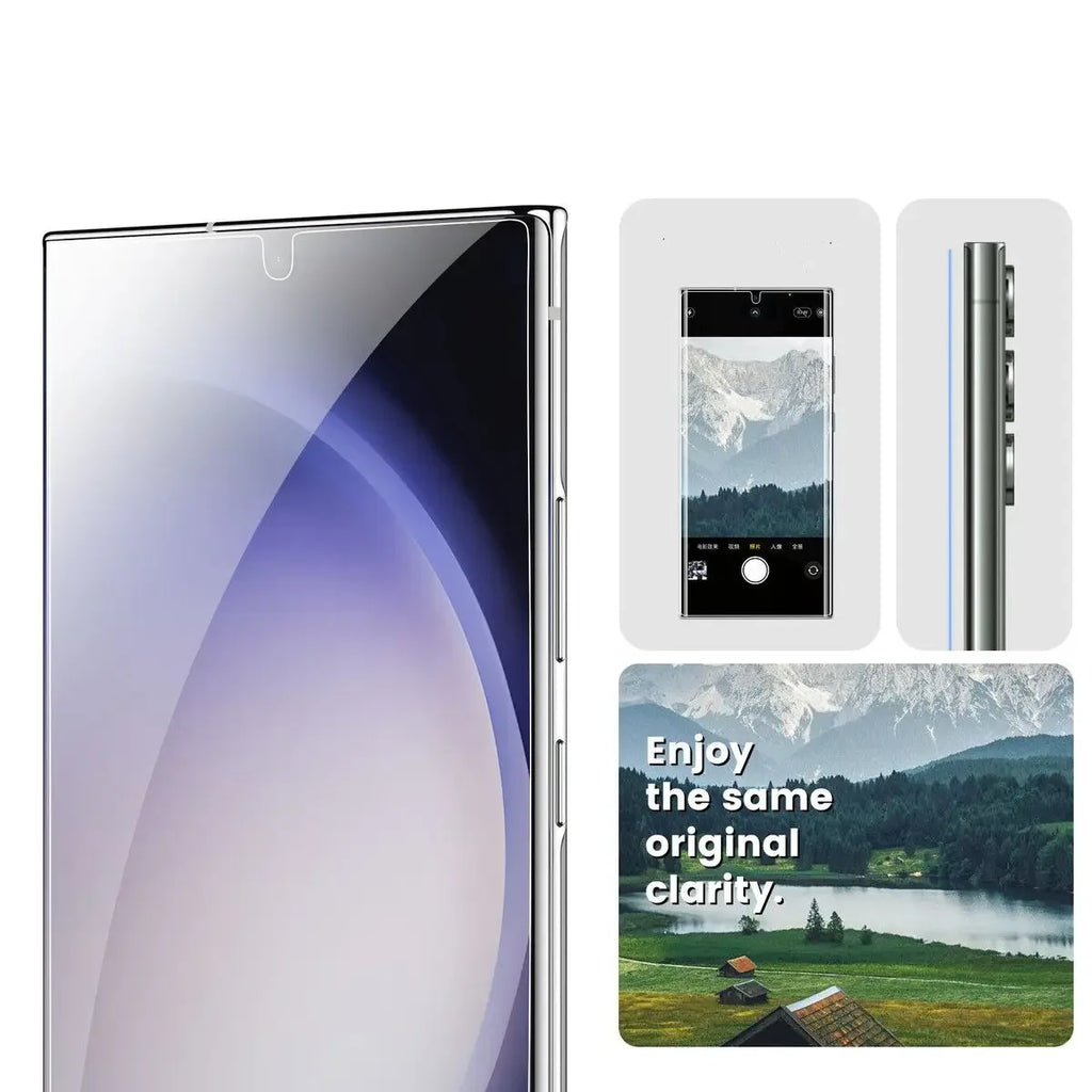 Galaxy S24 Ultra Screen Protector - 2 Pack Anti-Scratch Ceramic Shield Tidesmit