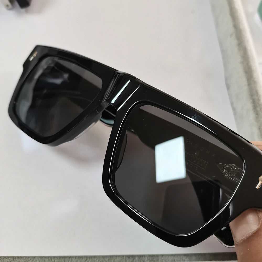 JMM Brand Trendy Fashion Sunglasses UV400 Frame Lunettes De Soleil De Luxe Marque High Quality Acetate Sun Glasses Acoma