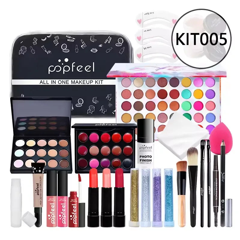 Professional Makeup Kit: All-in-One Salon-Quality Set for Beginners Professional Makeup Kits Tidesmit