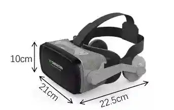 VR Headset with Remote G07E - Immersive Mobile Smart Glasses Black Tidesmit
