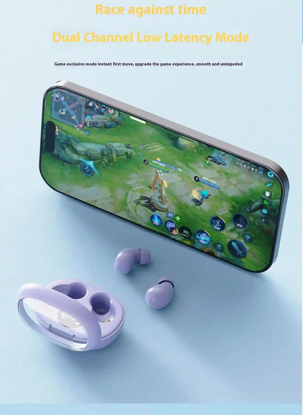 Tidesmit E27 Noise Cancelling Sleep Earbuds - Wireless Bluetooth Tidesmit