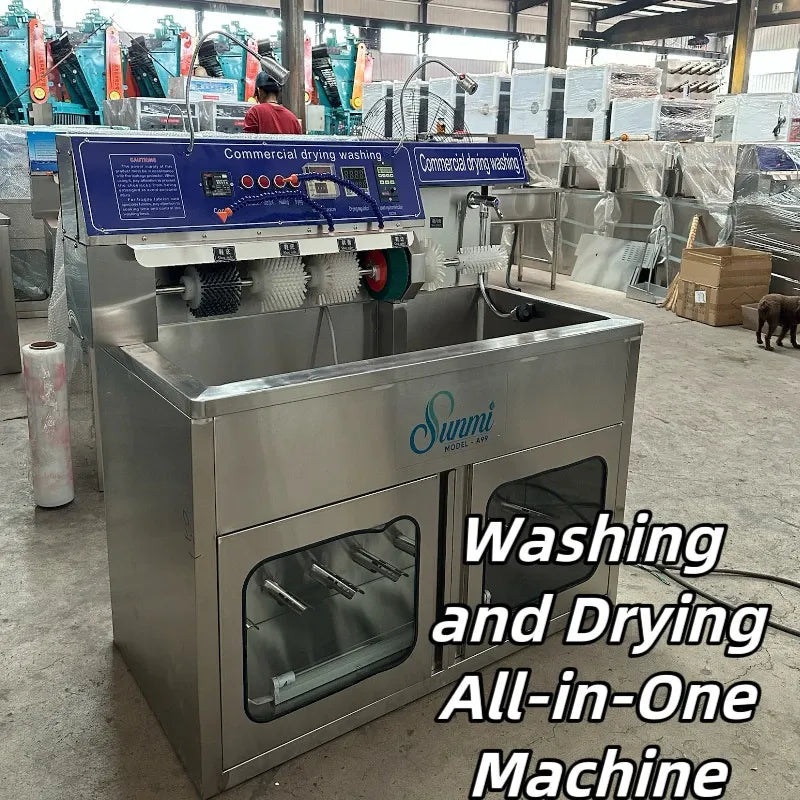 Professional Electric All-in-One Shoe Washing Drying Machine Self-Cleaning for Commercial Use Stainless Steel Material Factory