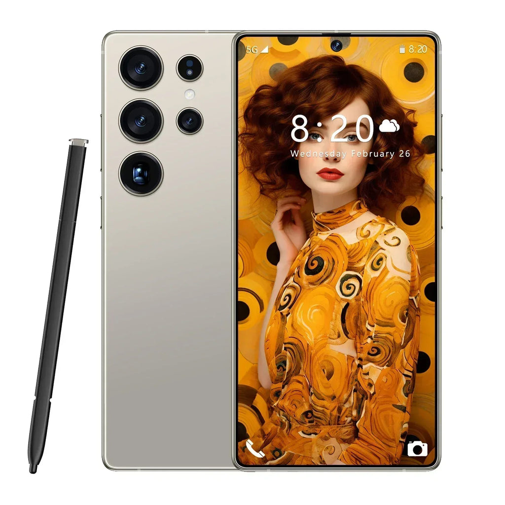 Tidesmit 5G Smartphone: 16GB RAM, 1TB Storage, Android 14 Gray 16g Tidesmit