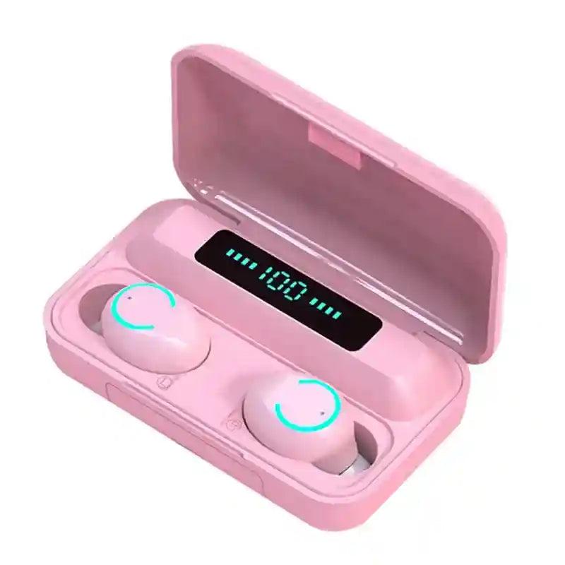 F9 Wireless Earbuds 2000mAh Charging Case - Tidesmit Audio Tidesmit