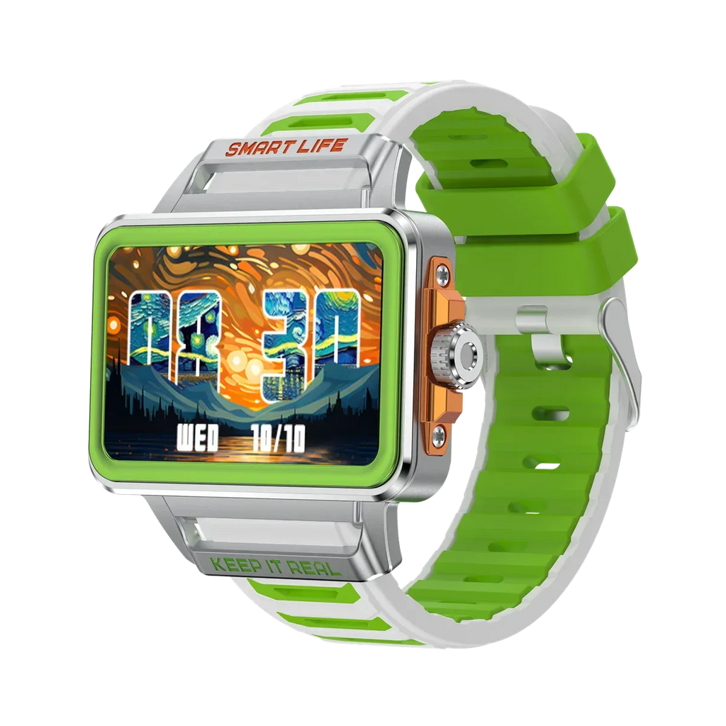 S666 Smartwatch & Fitness Tracker with Heart Rate Monitor (Green) My Store