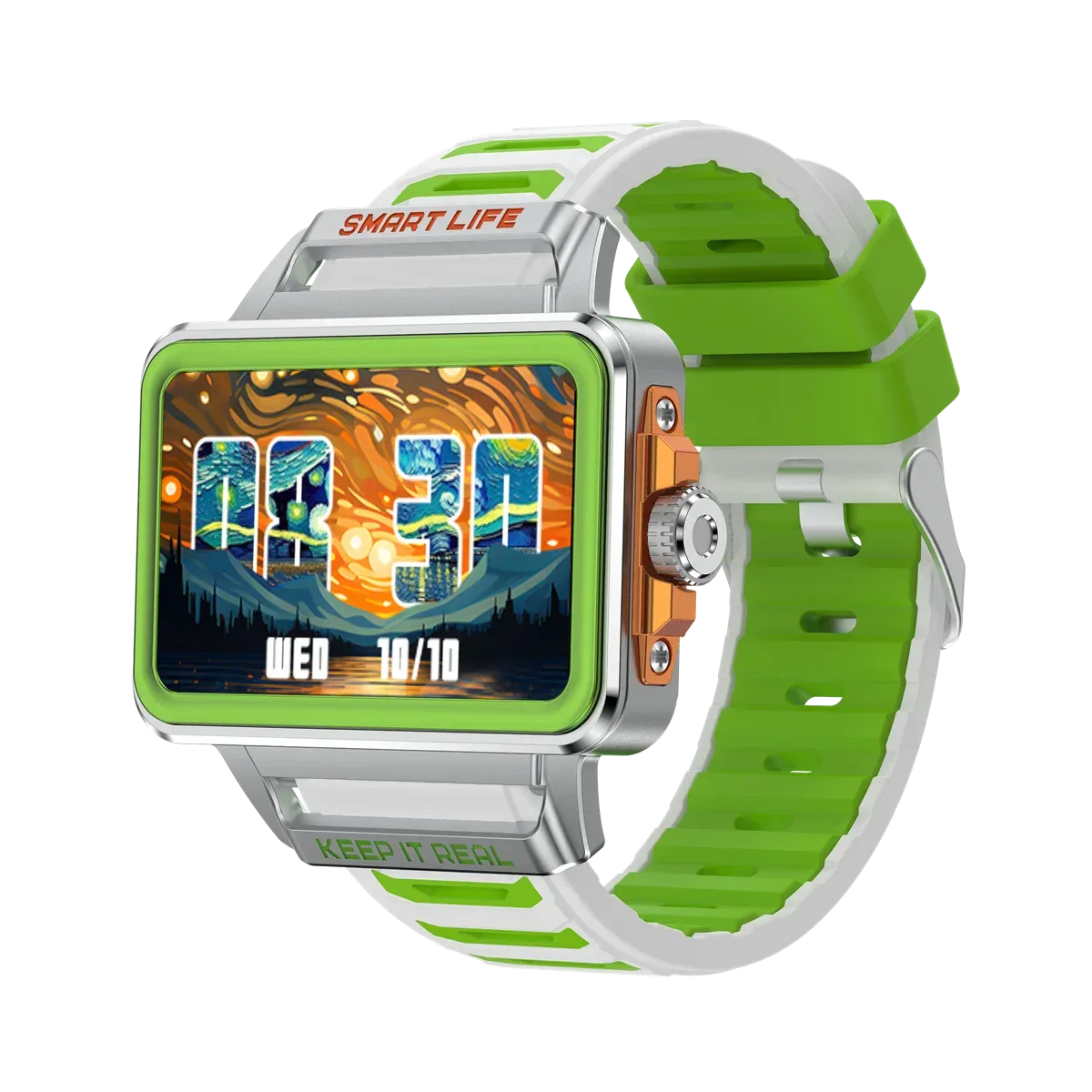 S666 Smartwatch & Fitness Tracker with Heart Rate Monitor (Green) My Store