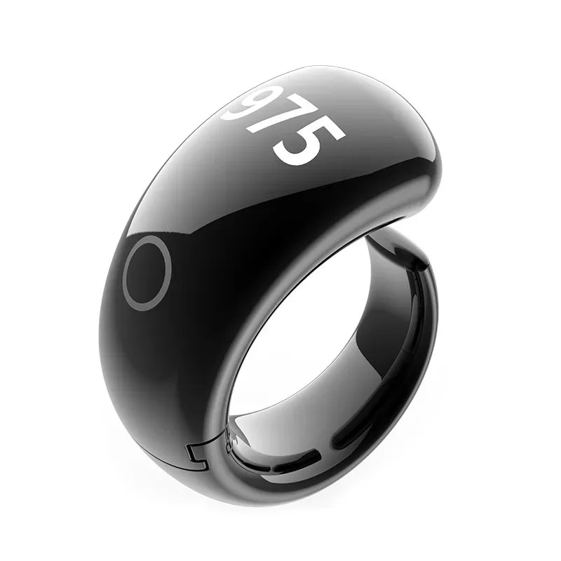 Tidesmit Smart Health Ring - Bluetooth Fitness Tracker with Heart Rate Monitor Sq976 black Tidesmit