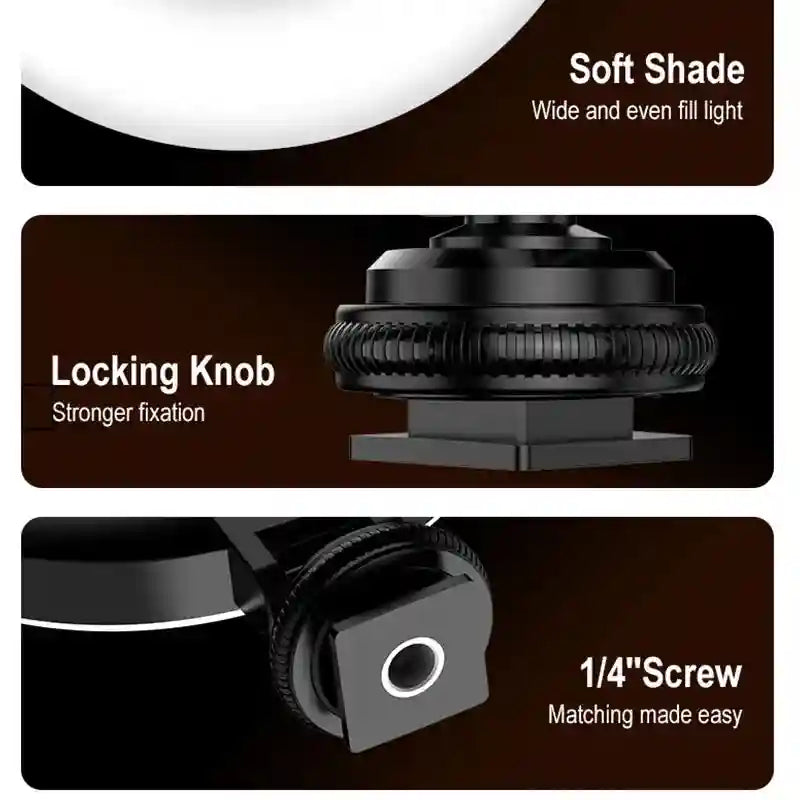 Portable Selfie Light with Adjustable Color Temperature | Tidesmit Tidesmit