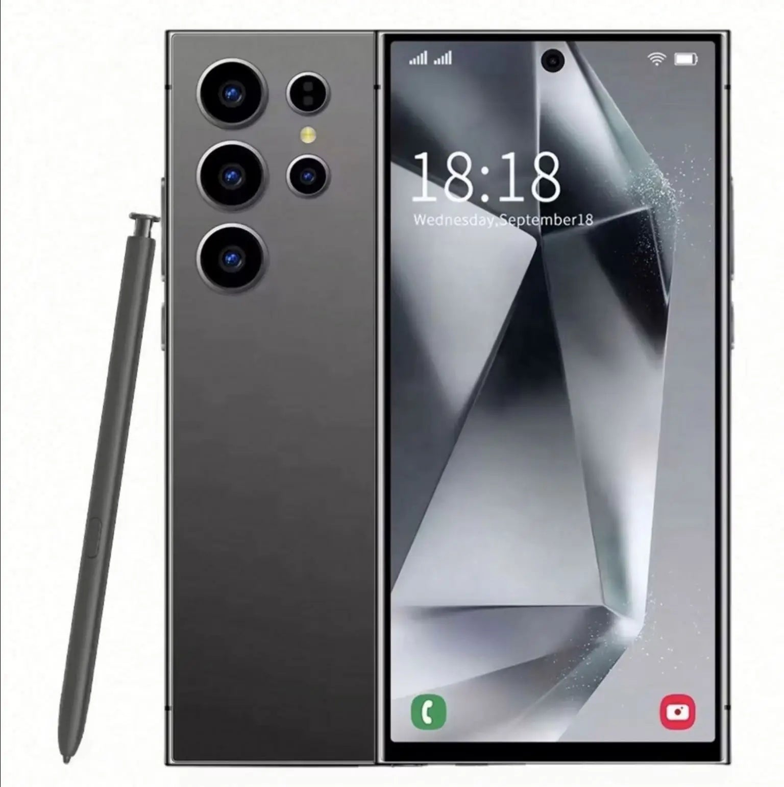 S24 Ultra 5G smartphone with 16GB RAM and 1TB storage showing side profile and design detail