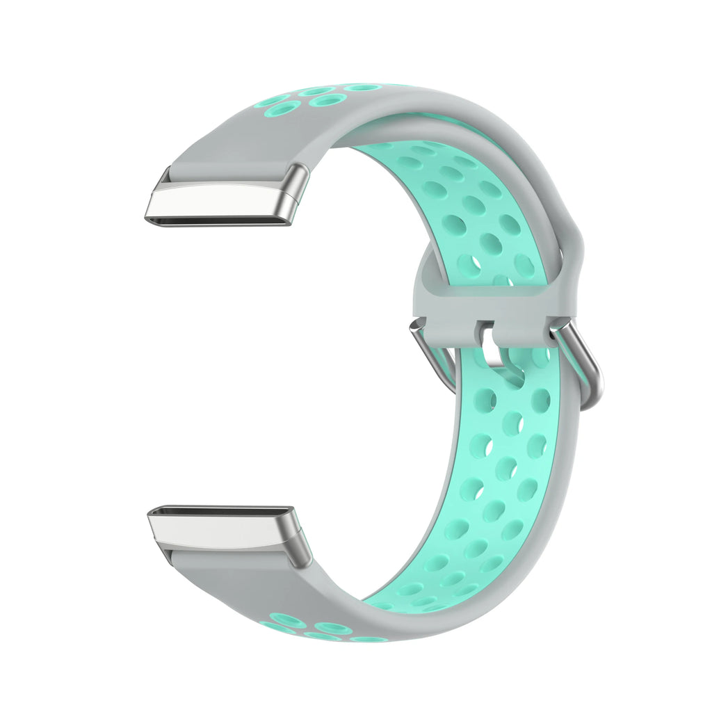Colorful soft silicone sport wristband for Fitbit Versa 3 and Sense smartwatches in a comfortable strap design