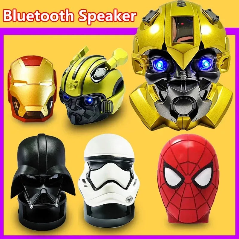 Robot Portable Bluetooth Speaker - 360 Wireless Audio with Deep Bass My Store