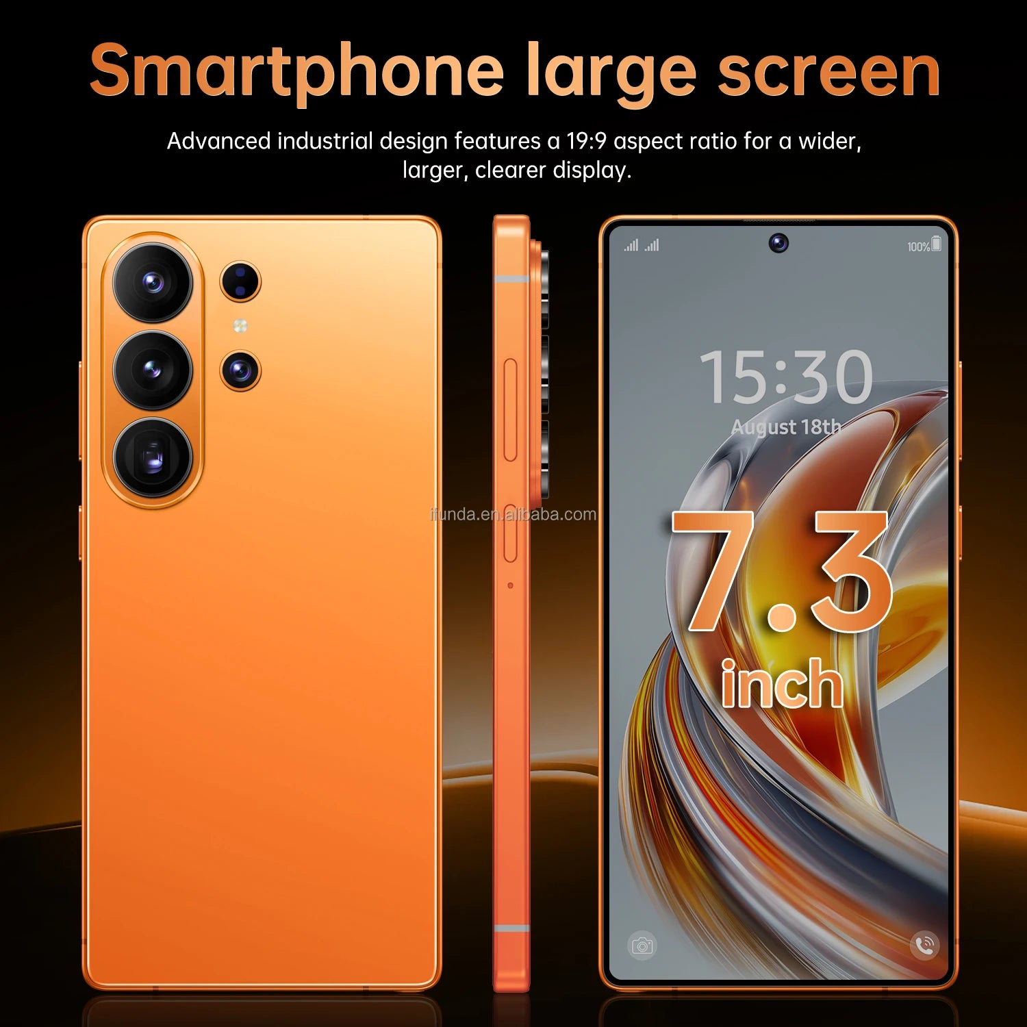 22G+2TB 2026 New Deca Core 5G Smart Phone S26 Ultra Big Screen 7.3 Inch Global CDMA LTE Dual-SIM Dual-standby Built-in Pen 48MP