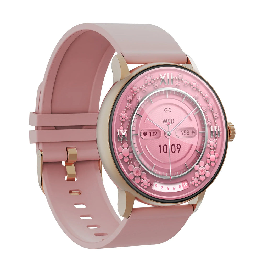 Smartwatch Fitness Tracker with Heart Rate Monitor and GPS - Pink Pink My Store
