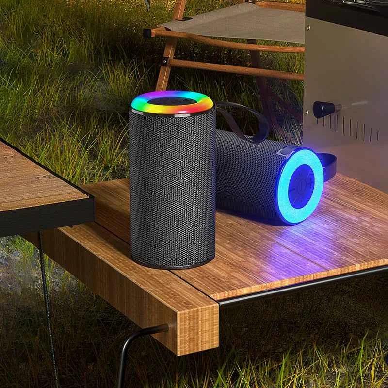 Portable Bluetooth Speaker with RGB LED and Deep Bass Subwoofer My Store