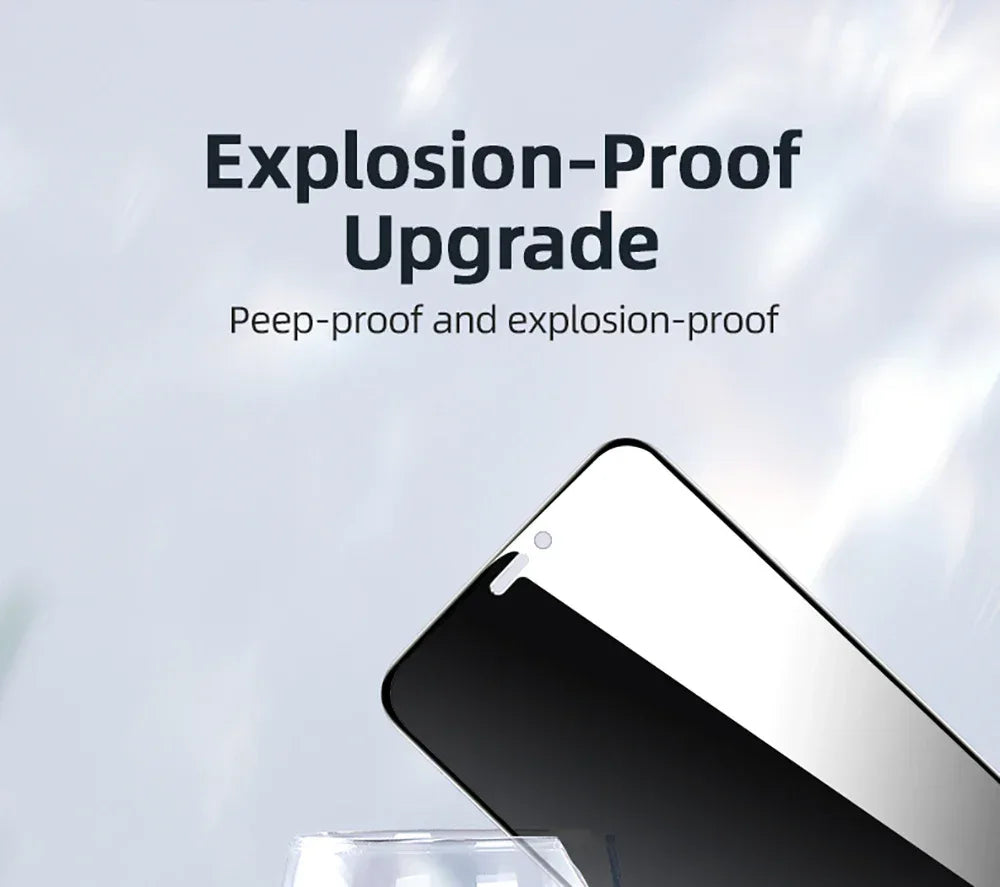 Privacy Screen Protector for iPhone 17 Pro Max, 9H Anti-Spy Tempered Glass Tidesmit