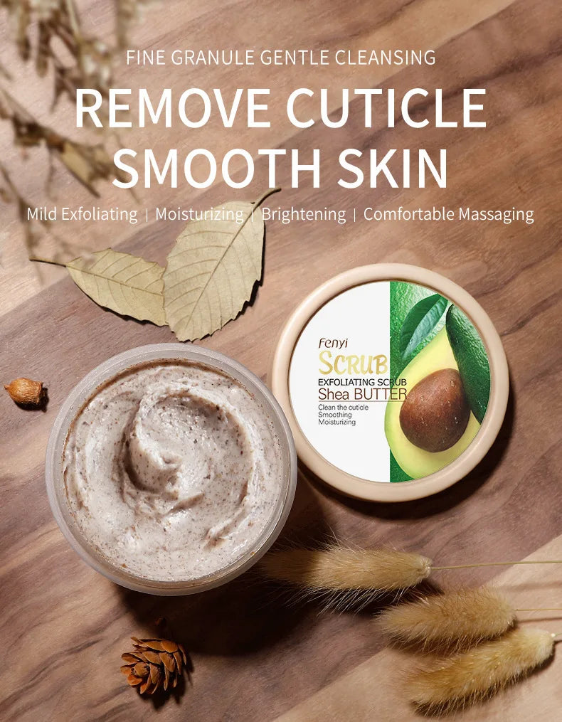 Shea Butter Exfoliating Scrub for Face and Body - Tidesmit Scrubs Treatments Tidesmit