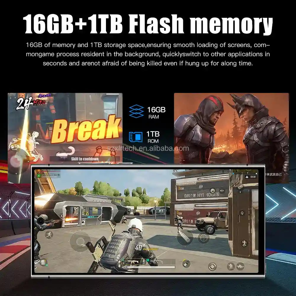 Tidesmit 5G Smartphone, 16GB RAM, 1TB Storage, 108MP Camera Tidesmit