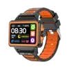 S666 Smartwatch & Fitness Tracker with Heart Rate Monitor (Green) Orange-Black S666 My Store