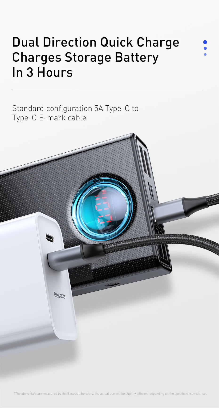 65W 30000mAh Portable Charger - PD Fast Charging Laptop Battery Pack Tidesmit