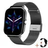 Y13 Smartwatch with Heart Rate Monitor and Bluetooth Calling Black steel+silicone bracelet Y13 My Store