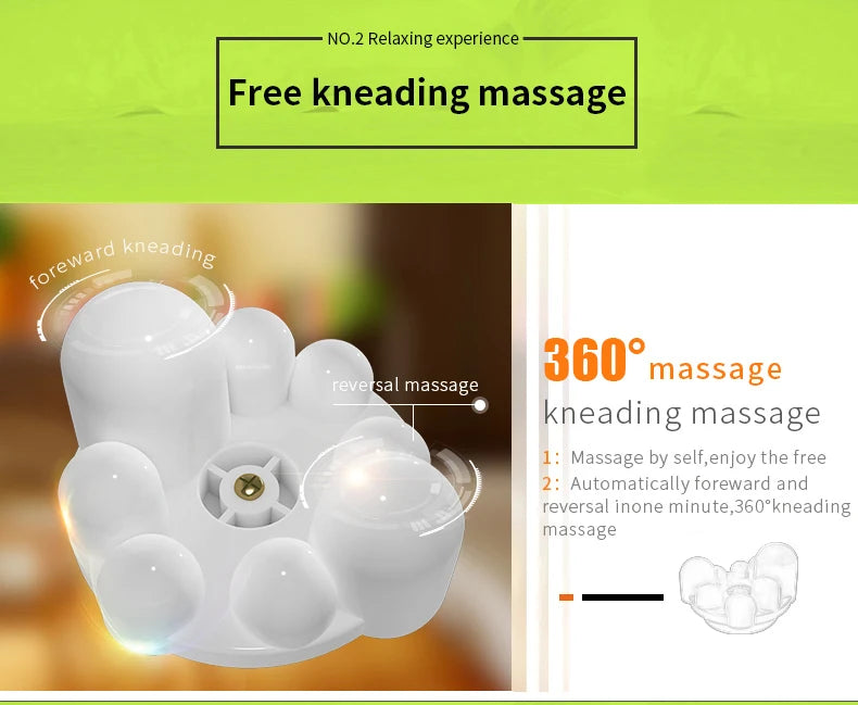 Neck and Shoulder Massager with 16 Heating Nodes - Tidesmit EU Relaxation Treatment Tidesmit