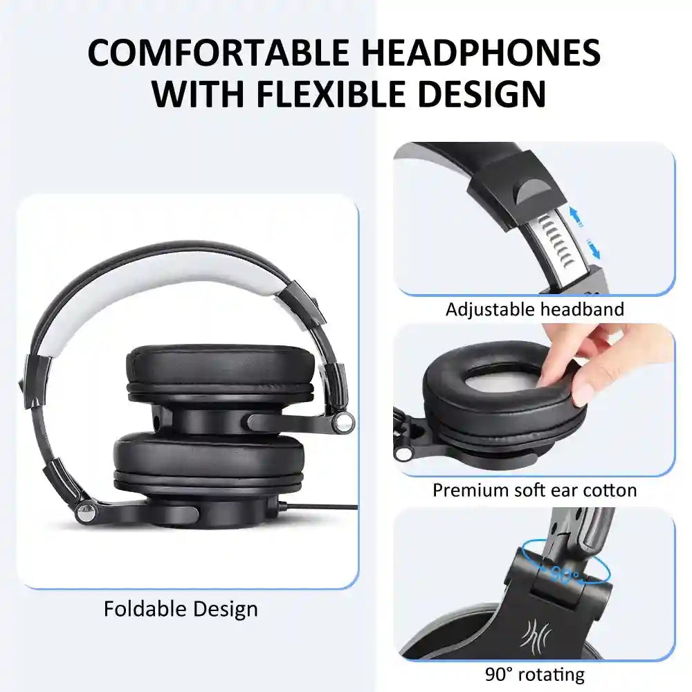 Wired Gaming Headset with Detachable Mic and Hi-Res Audio Tidesmit