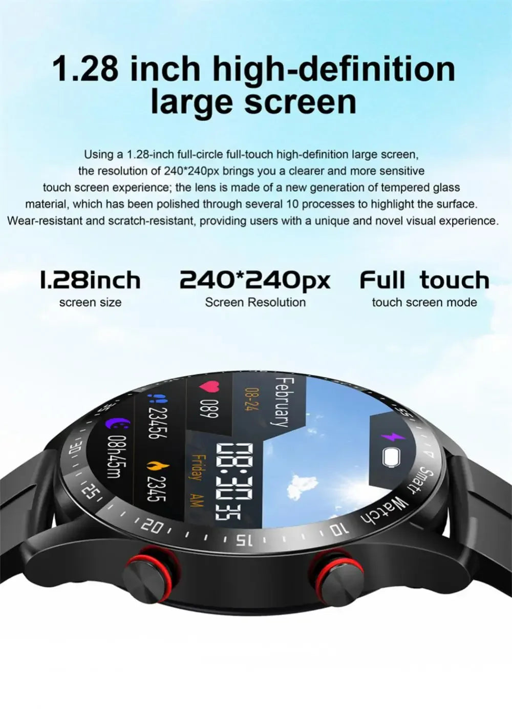HW20 Smartwatch Fitness Tracker with Heart Rate & Blood Oxygen Monitoring My Store