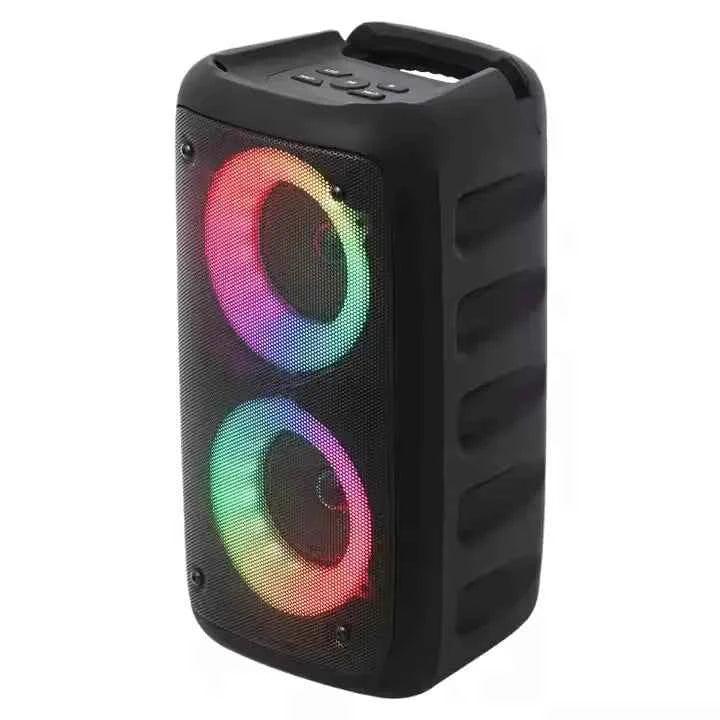 Portable Bluetooth Speaker - Dual 4 Inch Wireless DJ System Black My Store