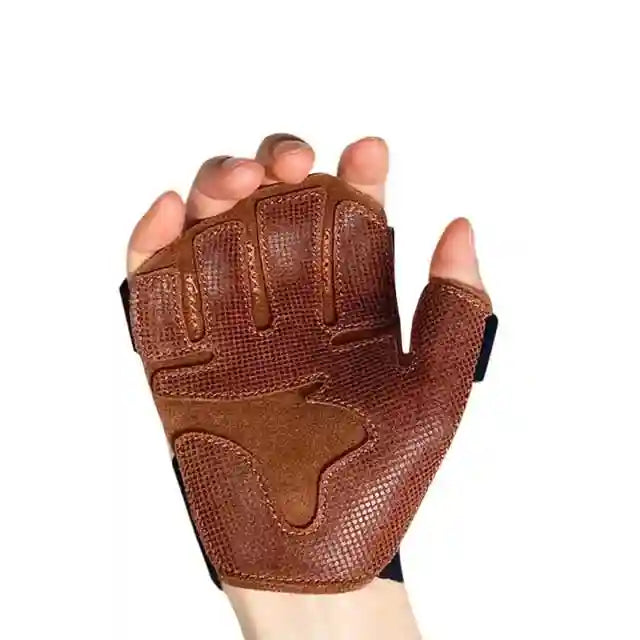Weight Lifting Gloves - Anti-Slip Cowhide Gym Hand Protection Tidesmit