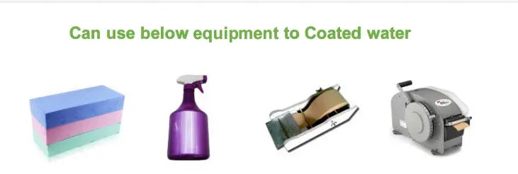 Water-activated kraft paper sealing tape with dispenser and coating tools