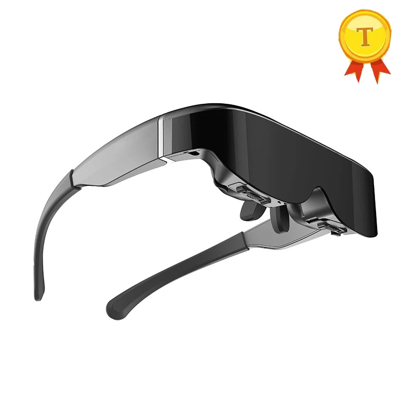 VR Smart Glasses Mobile Cinema - 128GB Portable Headset by Tidesmit black color Tidesmit