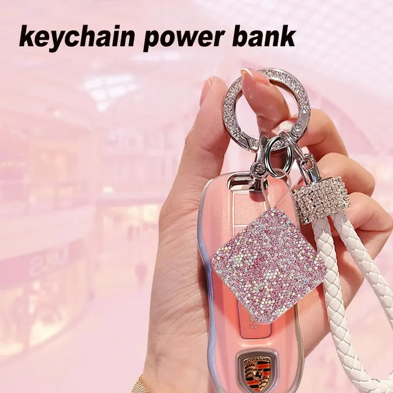 Portable Charger 5000mAh Keychain - Compact Fast Charging Battery Pack Tidesmit