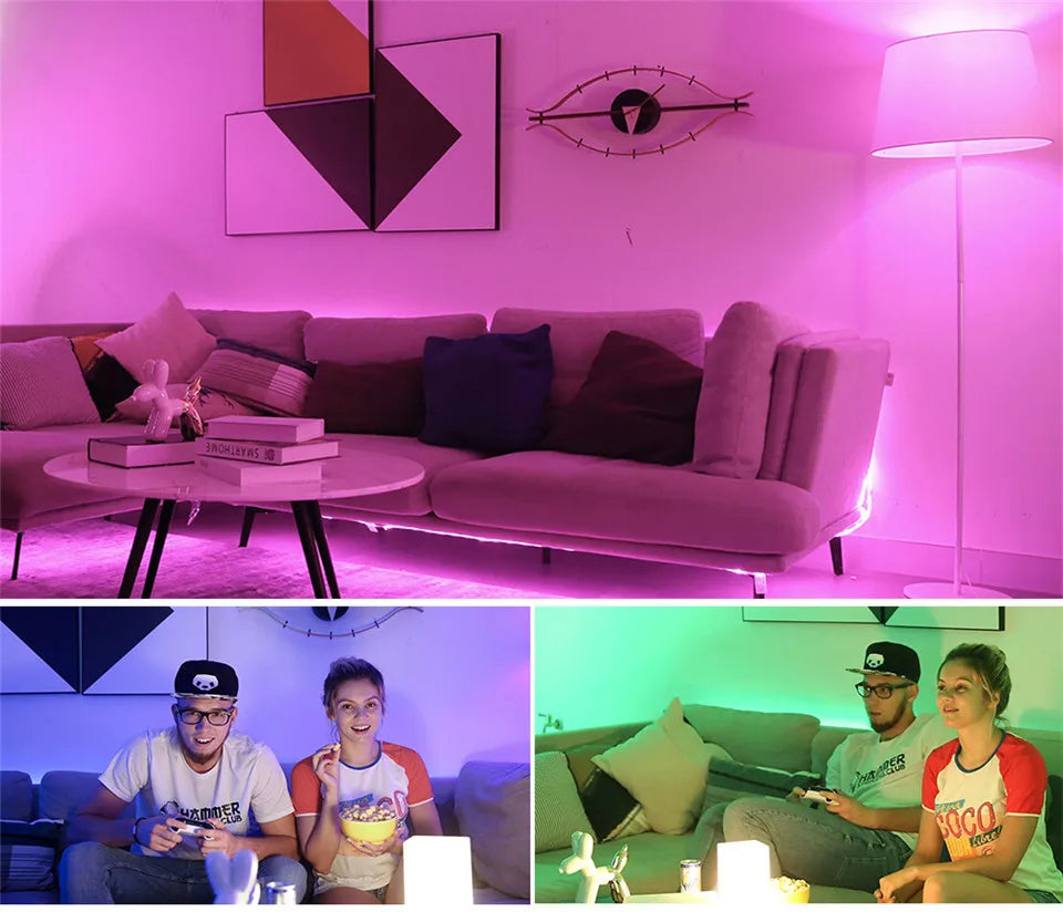 Global version Yeelight LED Smart Strip Light 1S 2m Long WiFi RGB Color LED Strip For Homekit Google Mijia Alexa  SmartThings