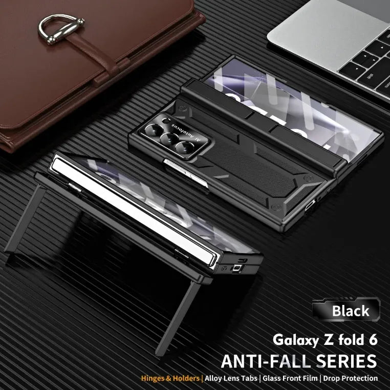 Samsung Galaxy Z Fold 6 Case with Hinge Protection & Kickstand Tidesmit