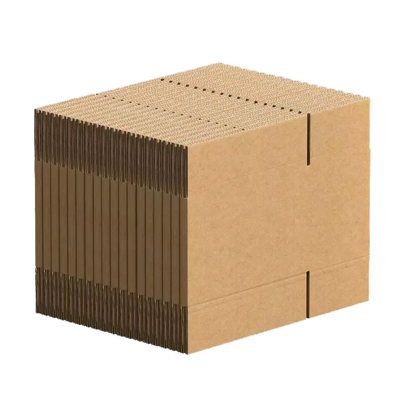 High Quality 13*8*9cm Recycled Materials Corrugated Board Telescope Embossed Stamped Matt Lamination UV Coating Sponge Flat