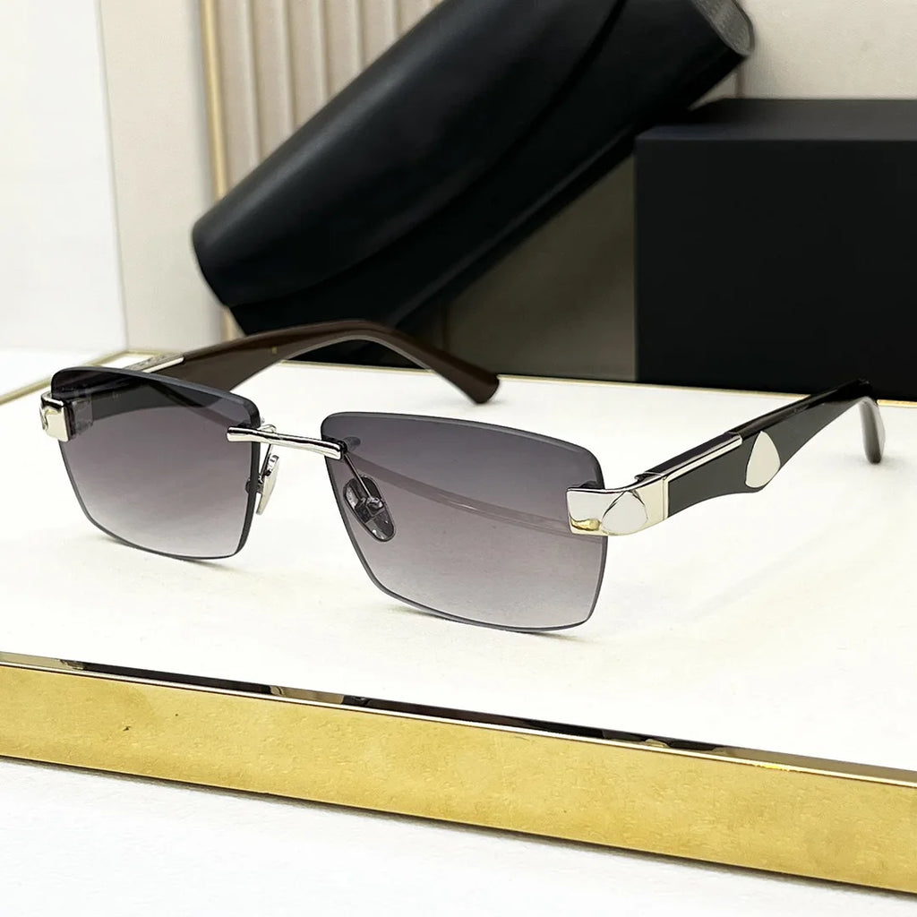 European American Fashion Cross-Border Sunglasses Light Luxury Casual Square Home Frameless Holiday Trendy Style for Men Women