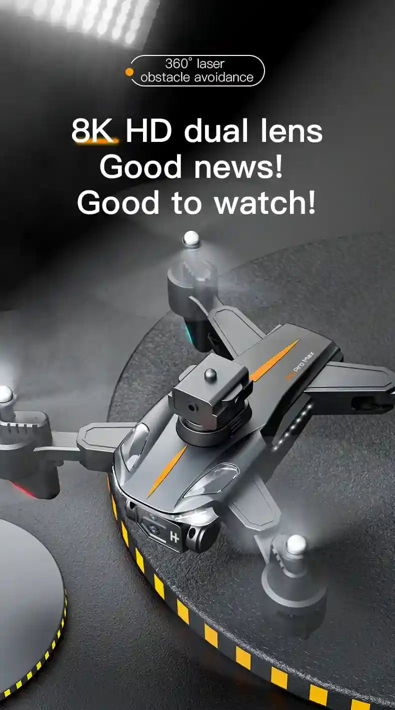 8K Camera Drone with Obstacle Avoidance P11S Foldable GPS Drone Tidesmit