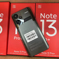Note13 Pro+ smartphone featuring 12GB RAM, 256GB storage, 120Hz display, and 5G connectivity.