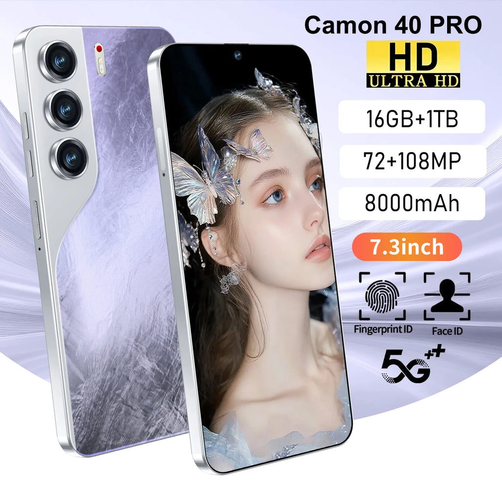 Camon 40 Pro 5G Smartphone 16GB RAM 1TB - Purple Tidesmit