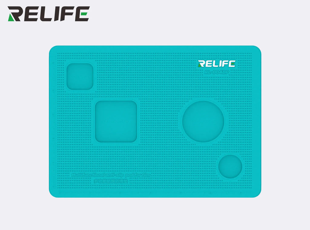 Silicone Repair Mat for Phone Screen Installation | Anti-Slip Blue Pad Tidesmit